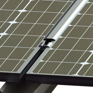 Système de montage de panneaux solaires BIPV à angle fixe haute résistance pour toits résidentiels avec cadre en aluminium anodisé - Product Image 2