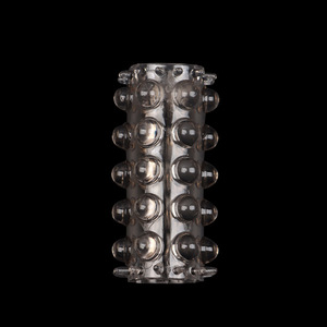 Anillo para pene con 30 bolas en rosa, morado, azul, transparente y negro, de goma suave, para prolongar la duración del sexo, para uso adulto. - Product Image 3