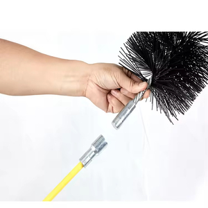 360 <span class=keywords><strong>Broom</strong></span> Tool Flat Nylon Wire Industrial Bailey Universal Brush Limpeza Fácil Chaminé <span class=keywords><strong>Sweep</strong></span> Brush - Product Image 2