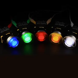 Hot bán 22 mét Led không thấm nước tự khóa momentary nấm điện <span class=keywords><strong>push</strong></span> <span class=keywords><strong>button</strong></span> chuyển đổi cho tủ phân phối - Product Image 3