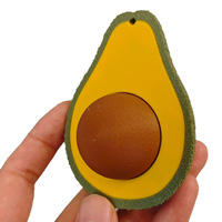 Groothandel Grensoverschrijdende Nieuwe 3D-geprinte Avocado Fruit Decompressie Hangertje Tasdecoratie Clickers Stressverlichtende Speelgoed