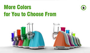 Mini robot culinaire électrique, moteur entièrement en cuivre, utilisation domestique, construction en plastique, trancheuse/râpeuse/broyeur pour fromages, fruits - Product Image 4