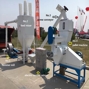 500kgs/h動物用小型飼料ペレットマシン植物鶏飼料ペレットマシン - Product Image 5