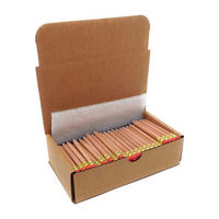Crayons de golf professionnels en bois naturel, mini-crayons aiguisés avec gomme pour les magasins spécialisés
