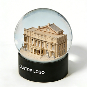 Globe à neige personnalisé en résine de luxe, Argentine, Teatro, pour souvenirs de voyage, décoration intérieure, objets de collection, cadeaux d'entreprise - Product Image 1