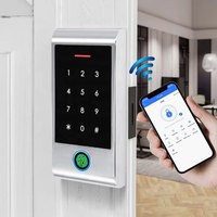 Système de contrôle d'accès pour salle de sport TTlock avec lecteur RFID, clavier tactile à empreintes digitales, compatible WiFi et logiciel de gestion