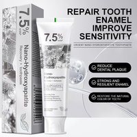 Dentifrice blanchissant à la nano-hydroxyapatite (NHAp) 7,5 %, saveur menthe, pour dents sensibles et récupération de l'émail, 120g en vrac