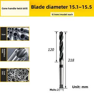 Punte Elicoidali in Acciaio Rapido HSS 12.3mm con Gambo Conico Morse per Trapano/Magnete - Product Image 4