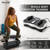 Vibrationsmassagegerät mit Super-Einstellbarer Vibrationsplatte, Trainingsgerät zur Gewichtsreduktion, Körpershaker, Power Slim für Ganzkörper-Cardio-Training