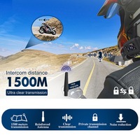 V6 PLUS Motorrad-Walkie-Talkie Bluetooth-Headset Automatische Anrufannahme Wasserdicht Kommunikationsprodukt