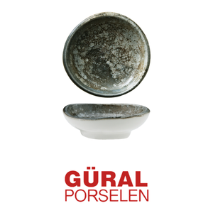 Bol rond Crater Ø 8 cm en porcelaine fine à impression numérique Gural - Product Image 4