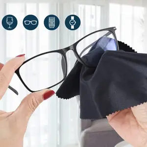 Custom Logo Eye Glasses Screen Watch Cleaner Cloths Lenses Sunglasses Microfiber Lens Cleaning Cloth For Electronic Product