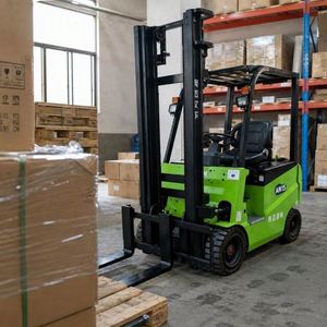 Nouveau chariot élévateur électrique 3 tonnes 4x4, batterie au plomb-acide, pneus pleins, portable, petite capacité, portée 6m, livraison gratuite - Product Image 4