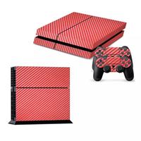 SYY Vente en gros de stickers de protection en fibre de carbone pour manette de jeu PS4, accessoires de jeu