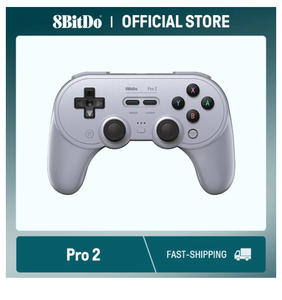 8bitdo ใหม่ Pro 2 BT Gamepad พร้อมเอฟเฟกต์ฮอลล์จอยสติ๊กสำหรับ nintend Switch, PC, <span class=keywords><strong>MacOS</strong></span>, Android, Steam Deck Raspberry Pi - Product Image 1
