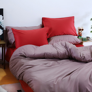 Set di Biancheria da Letto in Puro Cotone, Tinta Unita con Ricamo Floreale, Stile Lusso Leggero, Vendita all'Ingrosso - Product Image 5