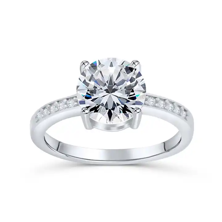 Buy Preciously Mine 925 Sterling Silver Single Stone Zircon Engagement Ring  (17) at Amazon.in