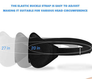 2025 Popular Good Quality Sleeping Silk Eye Mask Protect Eyes Luxury Custom Wholesale Satin Silk Sleep Eye Mask - Product Image 4