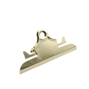 146mm Big Jumbo Gold Metal Binder Clip Clip de dossier de papier personnalisé pour l'école Produit d'usine - Product Image 1
