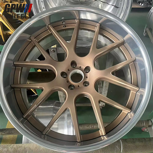 Juego de Tres Ruedas de Aleación de Aluminio Forjado de Alta Resistencia para Automóvil, Equipadas con Tapa Central, Ajuste Universal para Autos de Pasajeros - Product Image 4