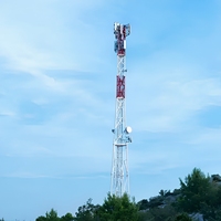 Tour autoportante à trois pieds en acier tubulaire galvanisé robuste pour projets d'infrastructure de communication mobile - Fournisseur