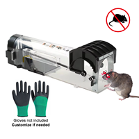 OMNI CATCH Pièges à souris solides en plastique écologiques et inoffensifs, stations d'appâtage souterraines rapides et efficaces pour attraper les rongeurs