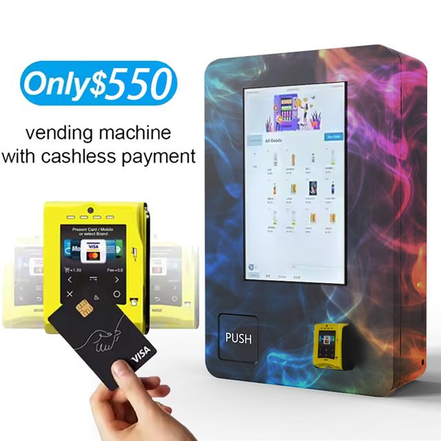 Self-service Automatic Vending Machine with Cashless Payment Mini Wall Mounted Vending Machine