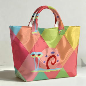 Sac fourre-tout en PVC <span class=keywords><strong>Gary</strong></span> l'<span class=keywords><strong>Escargot</strong></span>, sac à main léger, sac de voyage portable grande capacité, sac à bandoulière pour trajets quotidiens - Product Image 1