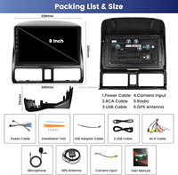 Hikity pour Honda CRV 2002-2006 9 pouces 8 cœurs 4+64G autoradio Android 4G LTE/Carplay/Android Auto/GPS/WiFi/DSP/caméra 360