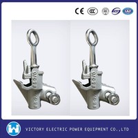 Raccords électriques Cooper et ligne aérienne de serrage de ligne chaude en aluminium