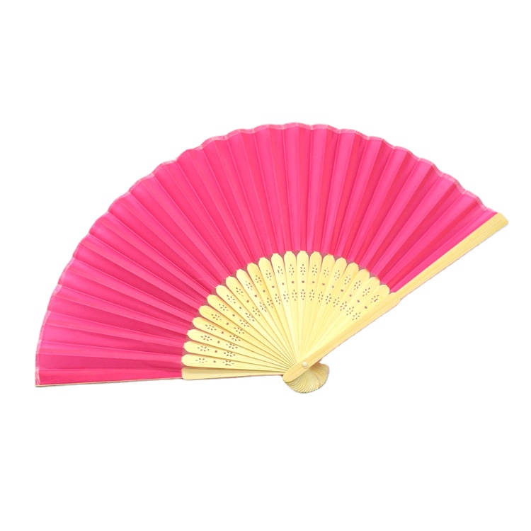 Тканевый бамбуковый Ручной Веер в японском стиле, Ручной Веер для свадьбы