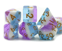 Ensemble de dés en résine polyédriques personnalisés de 16 mm pour les jeux de D&D