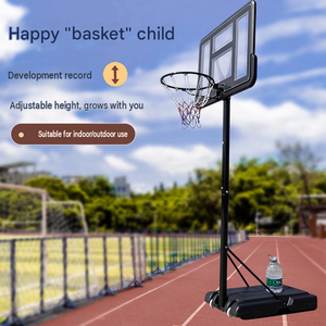 Mini <span class=keywords><strong>Canestro</strong></span> da Basket Portatile per Bambini con Ruote, Sistema di <span class=keywords><strong>Canestro</strong></span> Regolabile in Altezza per Interni ed Esterni - Product Image 6