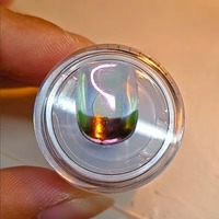 Poudre chromée effet miroir Aurora caméléon, pigment irisé pour nail art, manucure DIY, également utilisable comme fard à paupières, décoration cosmétique