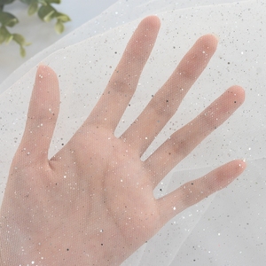Buy In Bulk Glitter Spray Mesh Fabric Sustainable Stain-Resistant |  Alibaba.com