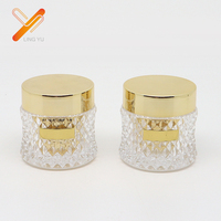 Botol akrilik emas kustom 30/50g, wadah Serum Perawatan Kulit ruang ganda