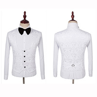 Jas Tuxedo Pria Ukuran Besar Terbaru untuk Pernikahan, Model Single Breasted, Slim Fit, Anti Kusut, Bernapas, Warna Merah Putih Hitam, Jas Pengantin Pria dan Celana