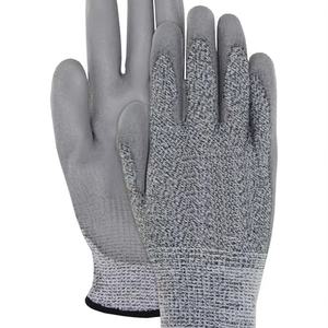 Gants de sécurité L5 en promotion, résistants aux coupures, enduits de PU, pour le travail du bois, la construction, la mécanique, le jardinage - Product Image 3