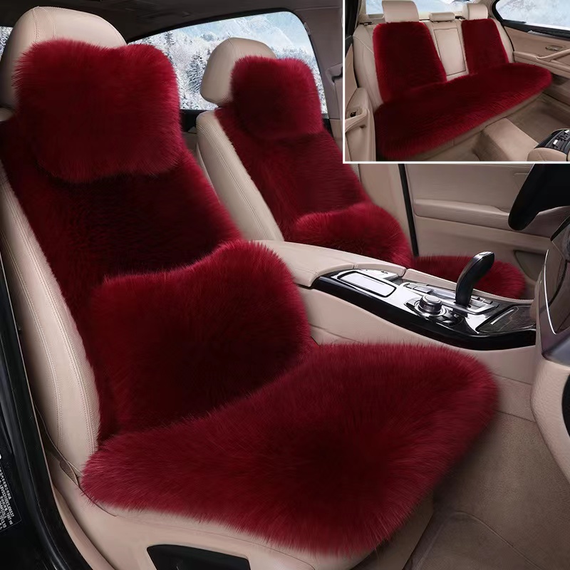 Full Set Leather Car Seat Cover 5 Pieces For 07-22 Silverado And Sierr