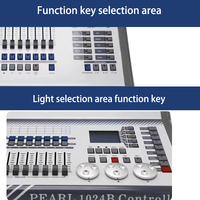 Console de contrôle d'éclairage de discothèque DMX 1024B, table de mixage, panneau, 1024 canaux, effets, équipement, équipement d'opérateur