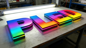 Letrero Luminoso LED RGB con Cambio de Color, Letrero de Neón Personalizado para Exteriores, Resistente al Agua IP65, Letrero con Logotipo Comercial - Product Image 4