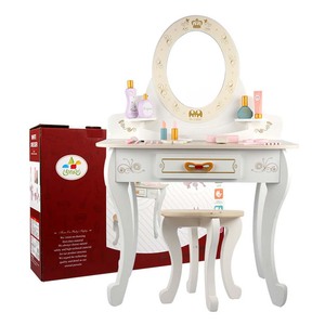 Trẻ Em Bàn Trang Điểm Trẻ Em Trang Điểm Bộ Cho Cô Gái <span class=keywords><strong>Make</strong></span> <span class=keywords><strong>Up</strong></span> Kit Cô Gái Đồ Chơi Bằng Gỗ <span class=keywords><strong>Make</strong></span> <span class=keywords><strong>Up</strong></span> vanities Bảng Thiết Lập - Product Image 5