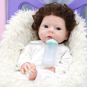 دمية طفل مولود من جديد مصنوعة يدويًا على شكل دمية واقعي وحديثي الولادة من السيليكون مقاس 18 بوصة - Product Image 5