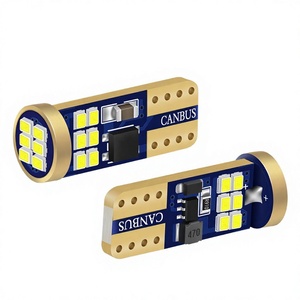 Lampe de lecture T10 W5W 4014 15SMD 3014 15SMD, éclairage de plaque d'immatriculation 12V 1.4W universel - Product Image 1