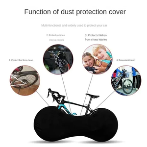 ARYDA Housse de vélo d'extérieur pliable et imperméable et écologique élastique colorée <span class=keywords><strong>pour</strong></span> vélos de route et de montagne adultes en polyester - Product Image 5