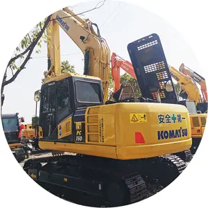 Sıcak satış en kaliteli profesyonel üreticisi 16ton orta komatsu pc160 pc160-7 kullanılmış ekskavatör makine düşük indirim satış