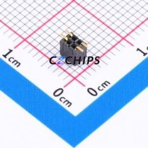 MLE-102-01-G-DV Pin Socket SMD,P=1mm Connector ( Pitch: 1mm )( Row Spacing: 1mm )( Round Hole / Square Hole: Square Hole ) - Product Image 2