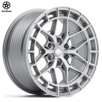 Jantes en aluminium satiné argenté personnalisées Dw à 6 trous, 17, 18, 20, 22 pouces, concaves profondes, jantes tout-terrain pour Jeep Wrangler Gladiator Ford F150 Pickup