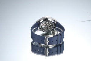 Premium 316L Stainless Steel Mechanical Wristwatch with Sapphire Crystal Dial & Fluororubber Strap for <b>Men</b> - Product Image 6