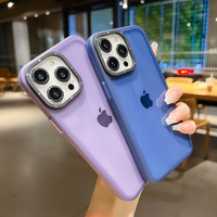 Pour iPhone 16 Pro Anti-Chute TPU Bumper Lens Film Case, Léger Et Mince Flexible TPU Plastic Cover Pour iPhone 16